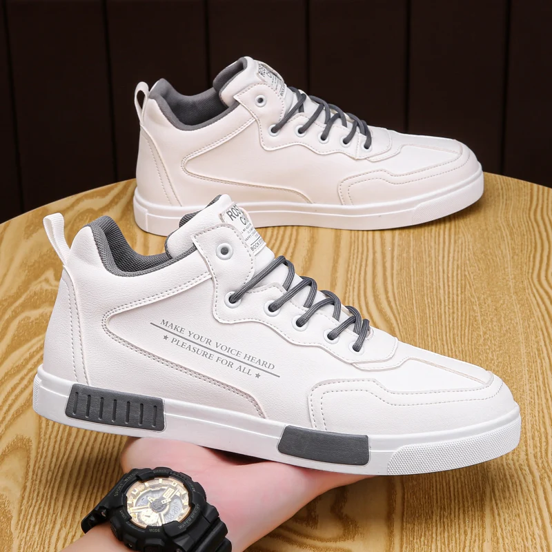 Men Formal Wear With Sneakers - Men Sneakers Men's Non-slip Leather Casual