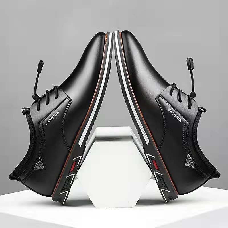 New Men Shoes Leather Cowhide  - Men Formal Wear With Sneakers recension och pris