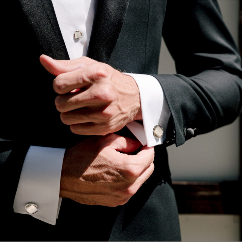 New Ancient Silver Color Cuffl - Cufflinks Silver Set recension och pris