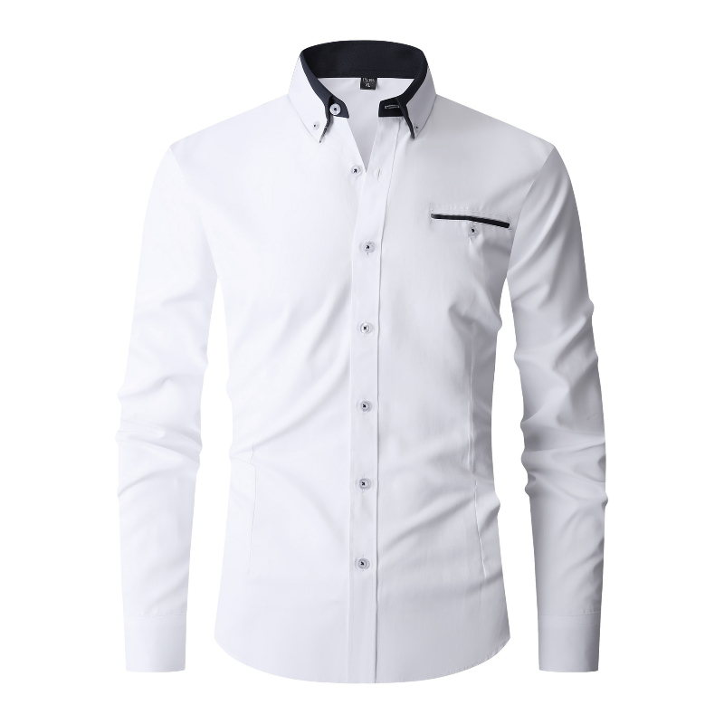 Men Formal Shirt Long Sleeve O - Mens Formal recension och pris
