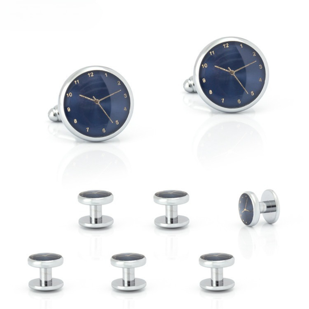Time Aesthetics Gold Silver Cl - Cufflinks Silver Set recension och pris