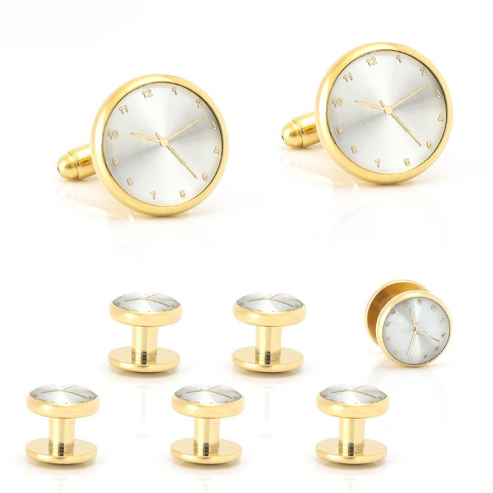 Time Aesthetics Gold Silver Cl - Cufflinks Silver Set recension och pris