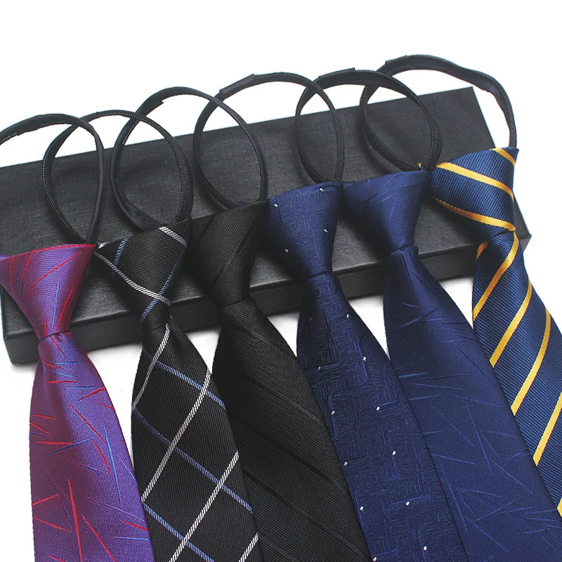 Men's Tie 8CM Zipper Ties 7cm  - Men Formal Wear With Tie recension och pris