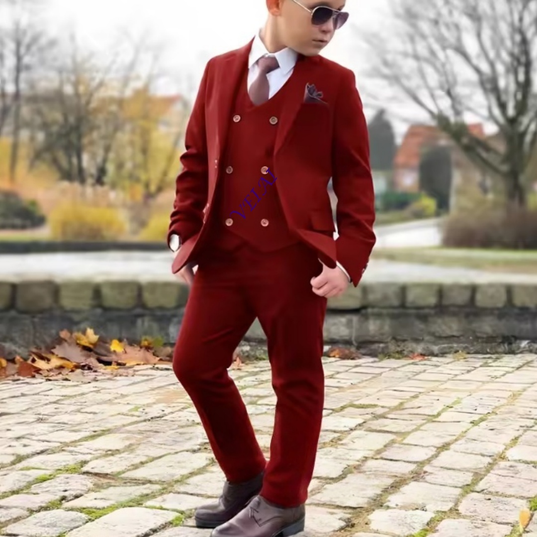 Boys 3 Piece Formal Suit Set C - Mens Formal recension och pris