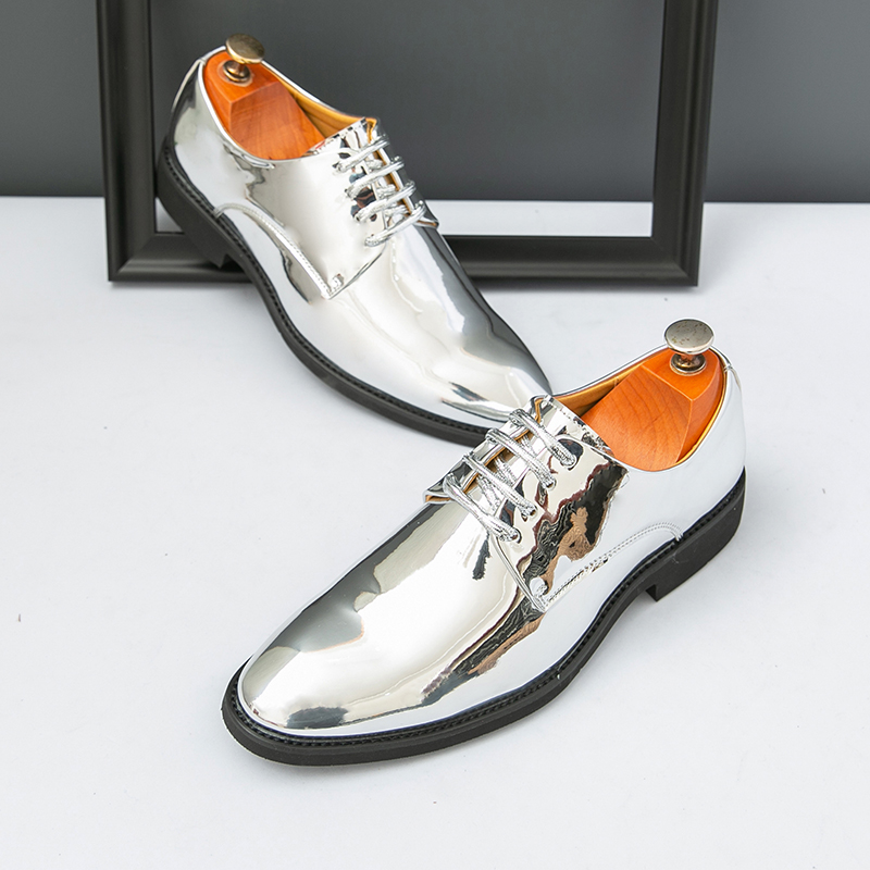 Men Fashionable Derby Shoes Ca - Men Formal Wear With Tie recension och pris