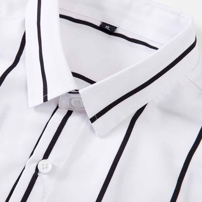 Men's Striped Dress Shirt Long - Mens Formal recension och pris