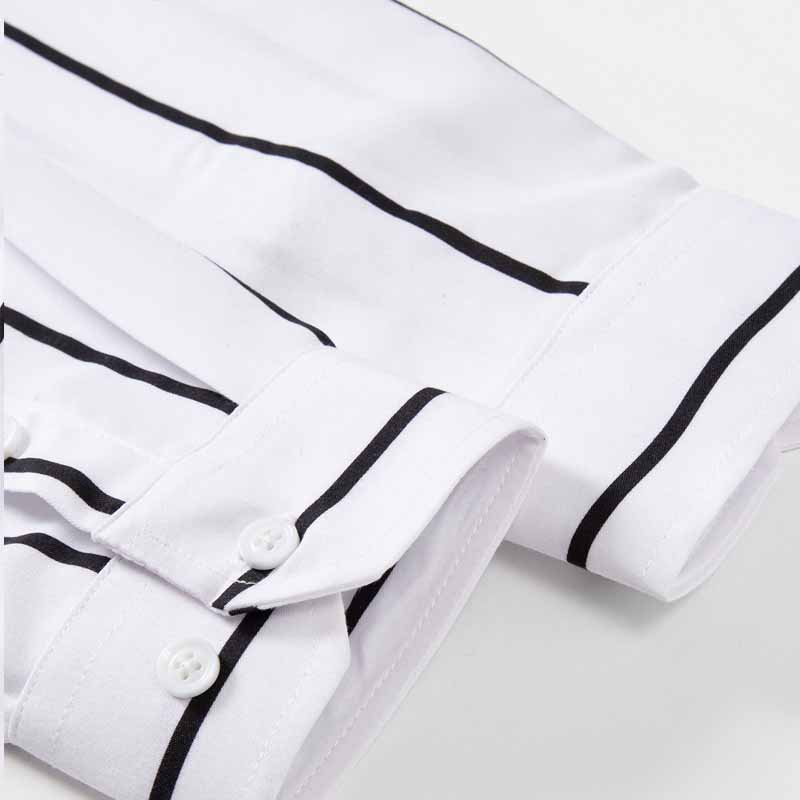 Men's Striped Dress Shirt Long - Mens Formal recension och pris