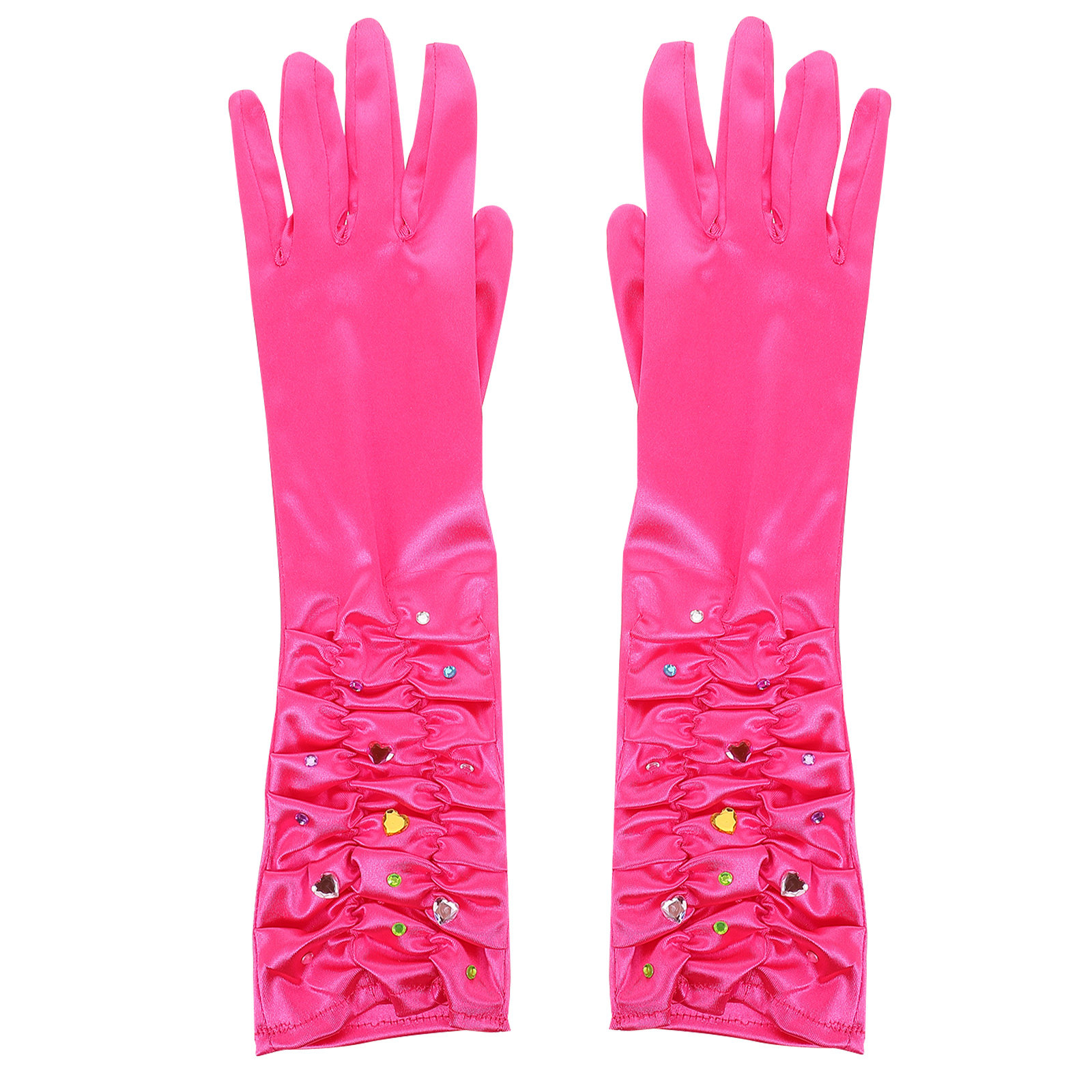 1Set Sparkly Princess Gloves K - Formal Glove Leather recension och pris