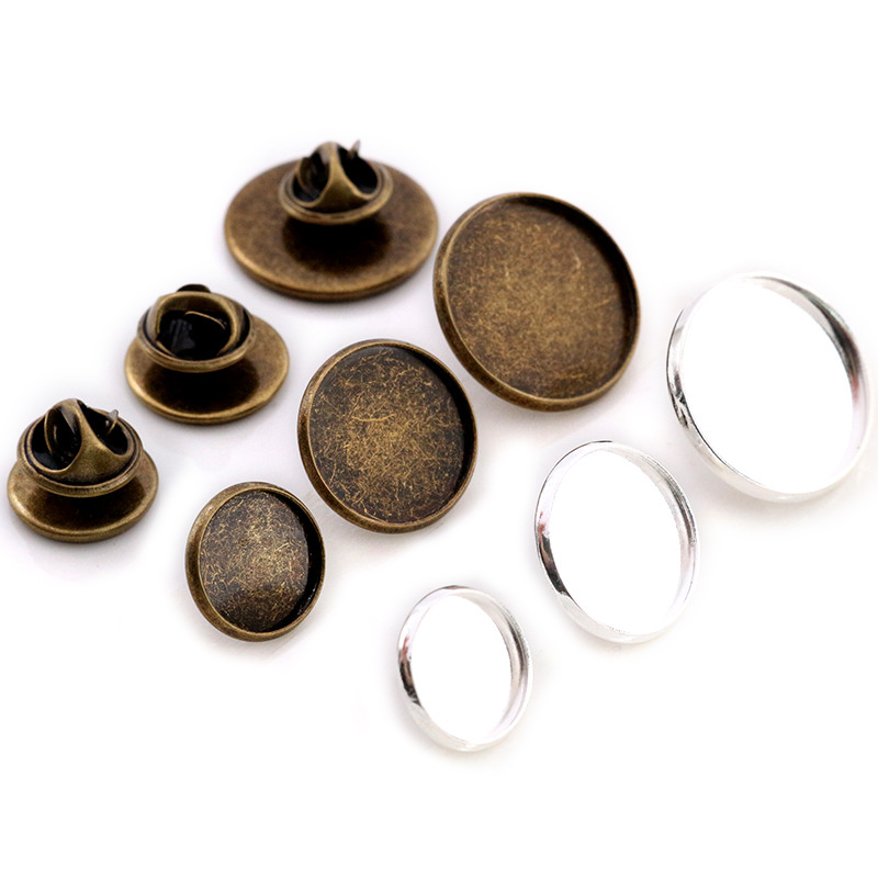 10pcs 12-20mm Inner Size Silve - Cufflinks Silver Set recension och pris