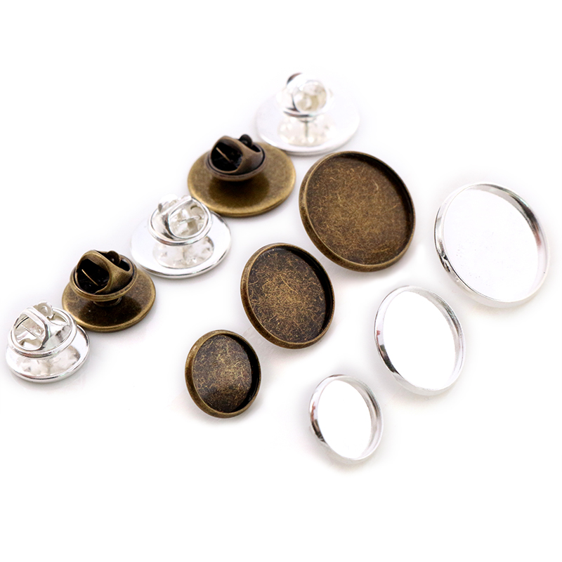 10pcs 12-20mm Inner Size Silve - Cufflinks Silver Set recension och pris