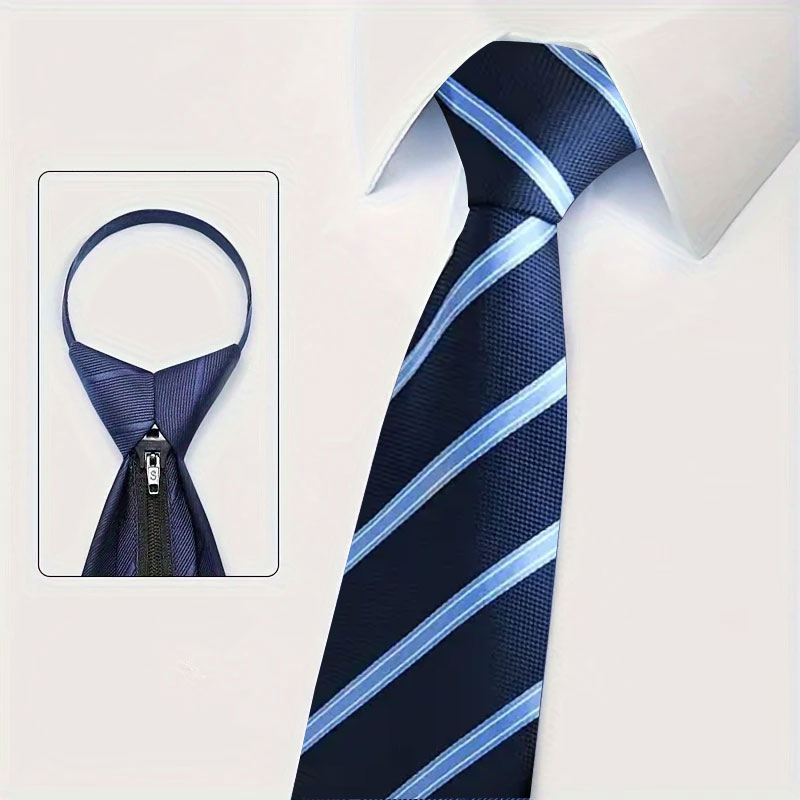 6Pcs Men's Zip Tie 8cm (3.15in - Men Formal Wear With Tie recension och pris