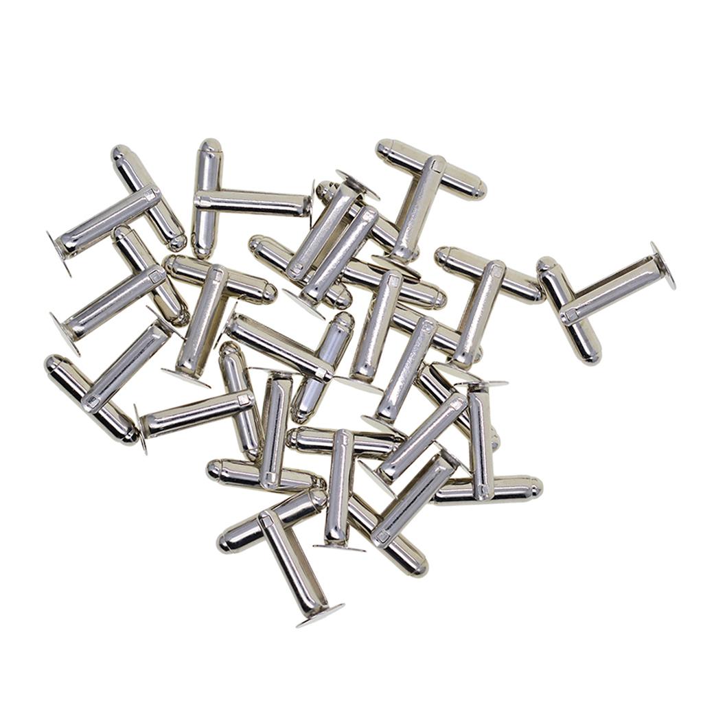 Cuff Links 8mm Silver Brass Se - Cufflinks Silver Set recension och pris