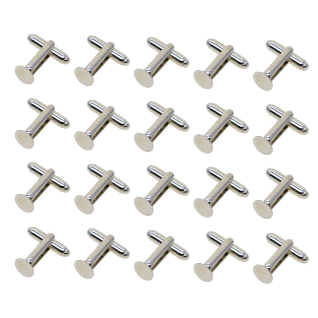 20Pc Silver Plate Cuff Links 8 - Cufflinks Silver Set recension och pris