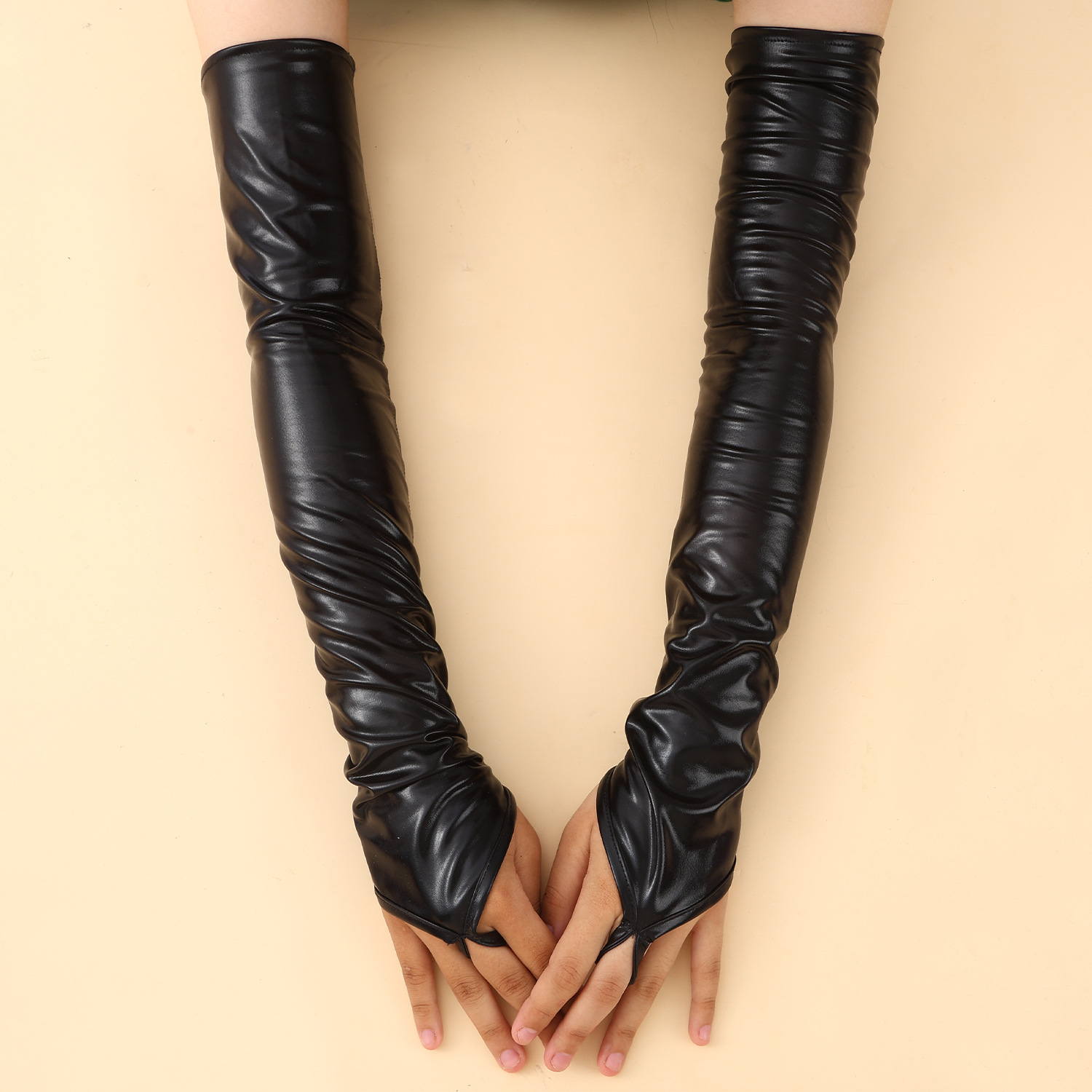 Gloves Patent Leather Fingerle - Formal Glove Leather recension och pris